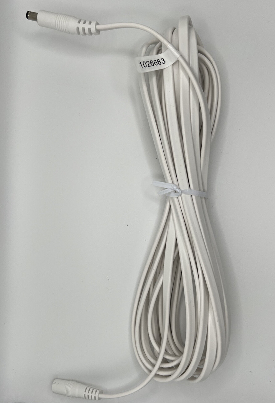 Hunter Douglas 20FT 18V Power Cable ONLY— DC Plug-In Powerview