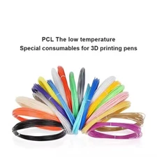 3d Pen PCL/PLA 3D printer Filament Refill Pack (10 Color, 5m Each)