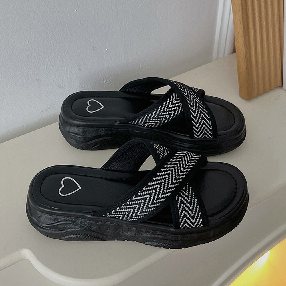 APL Ciabatte donna con cinturino incrociato antiscivolo suola spessa traspiranti per vacanze