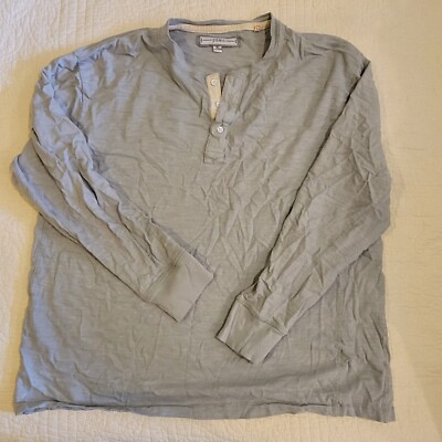 PD&C Paper Denim and Clothing Brand Grey Shirt with Buttons Mens Size XL  - Main Image