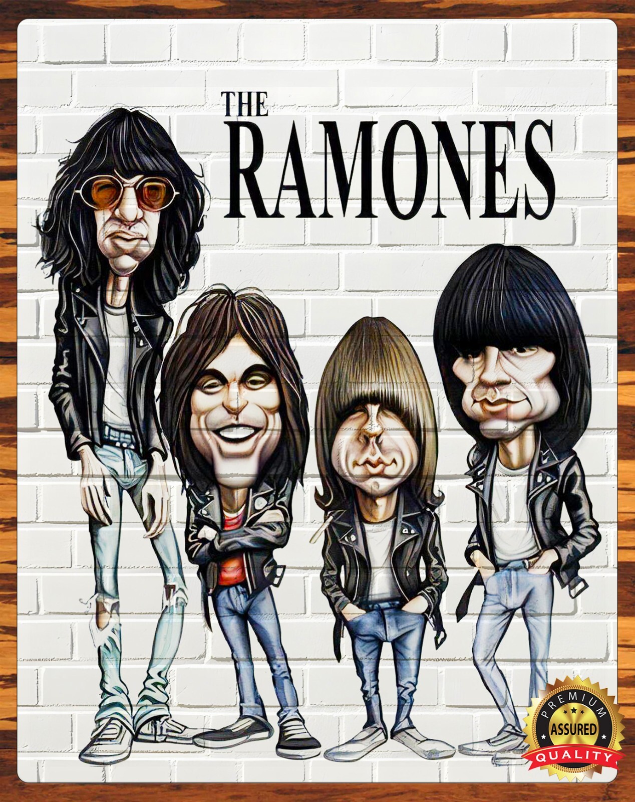 The Ramones - Art - Rare - Rock And Roll - Metal Sign 11 x 14 | eBay