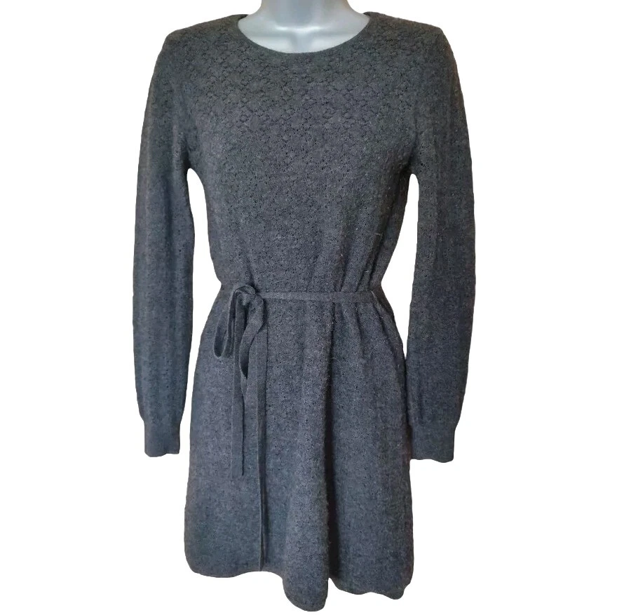 orla kiely grey dress Orla Kiely Grey Rowan Wrap Dress