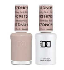 DND Daisy Soak Off Gel-Polish Duo 987 Birthday Suit