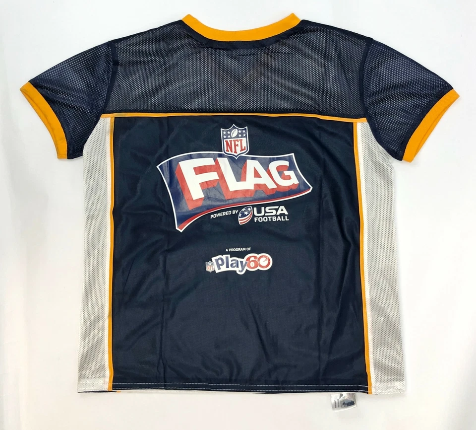 NFL Chargers V-Neck Jersey Unisex Youth Size Large Dark Blue - Image 2 of 4