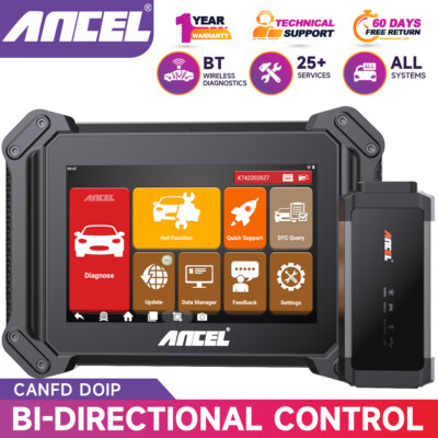 ANCEL V6 PRO BiDirektionales Alle System 25 Resets K~y Coding OBD2 Diagnosegerät