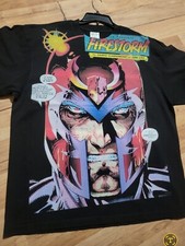 CAMISETA MAGNETO ON A SHAKA PESO PESADO TEÑIDA CON GRANA "MODERNA"