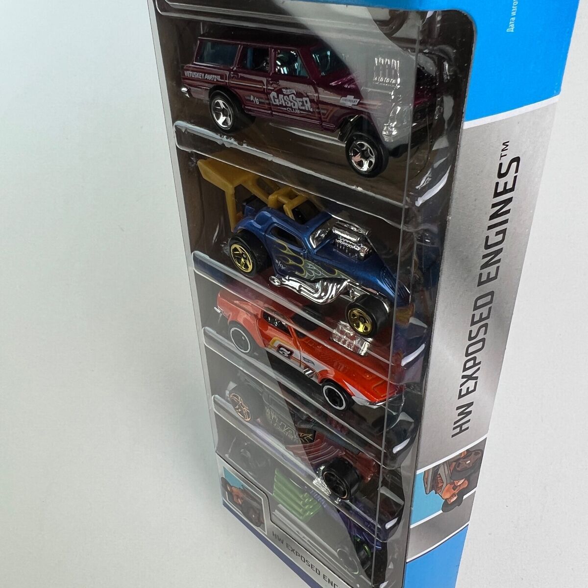 Hot Wheels Basics Pack com 5 Carros Race Team - Mattel