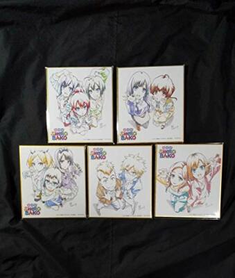 All 5 types Movie version SHIROBAKO Nami Sekiguchi mini Shikishi P.A.WORKS