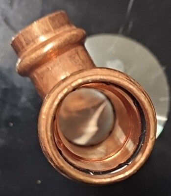 2'' X 2  X 3/4  94777 Viega ProPress Tee P X P X P Copper Pipe Press Fitting