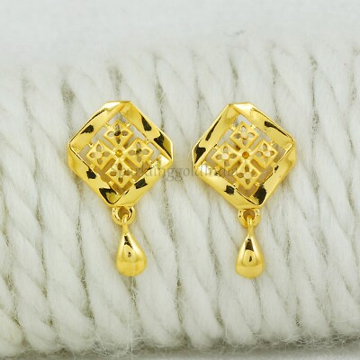 #ad #ad 22k stud gold earring 22k916 yellow gold stud earring designer earring OOS3625 $925.82