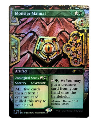MTG | Monster Manual   Zoological Study | Dungeons & Dragons | Foil | NM | EN