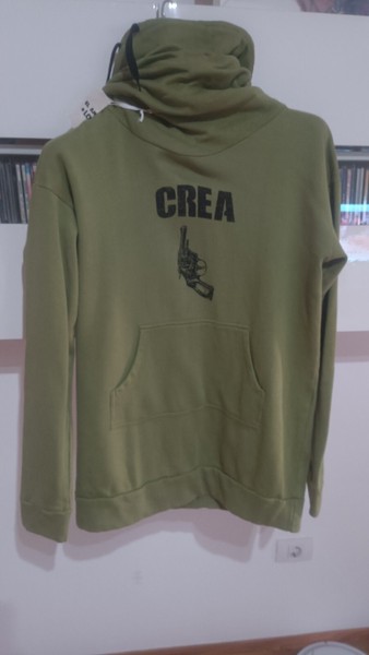 Sudadera Aire Retro, Cuello Alto Para Capucha Tipo Ninja. Talla L
