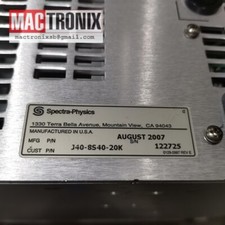 Spectra-Physics J40-8S40-20K /  J40 8S40 20K Laser Power Supply (Used)