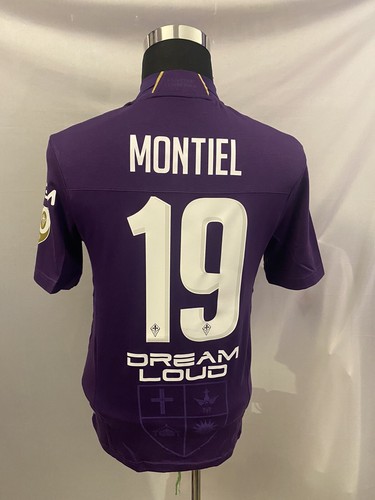 MAGLIA UFFICIALE ACF FIORENTINA VIOLA MONTIEL Patch 50' 2018/2019 | eBay