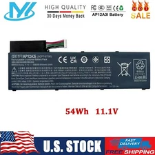 ✅54Wh AP12A3i Battery For Acer Aspire Timeline Ultra U M3-581TG M5-481TG AP12A4i