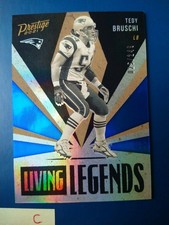 2021 Panini Prestige Living Legends Xtra Points Blue Tedy Bruschi #LL-22 /249