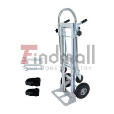 1000LBS Capacity Aluminum Convertible Hand Truck Folding Trolley 4 In 1