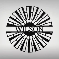 Personalized Fancy Windmill Metal Sign Custom Decor Gift for Home and Garden