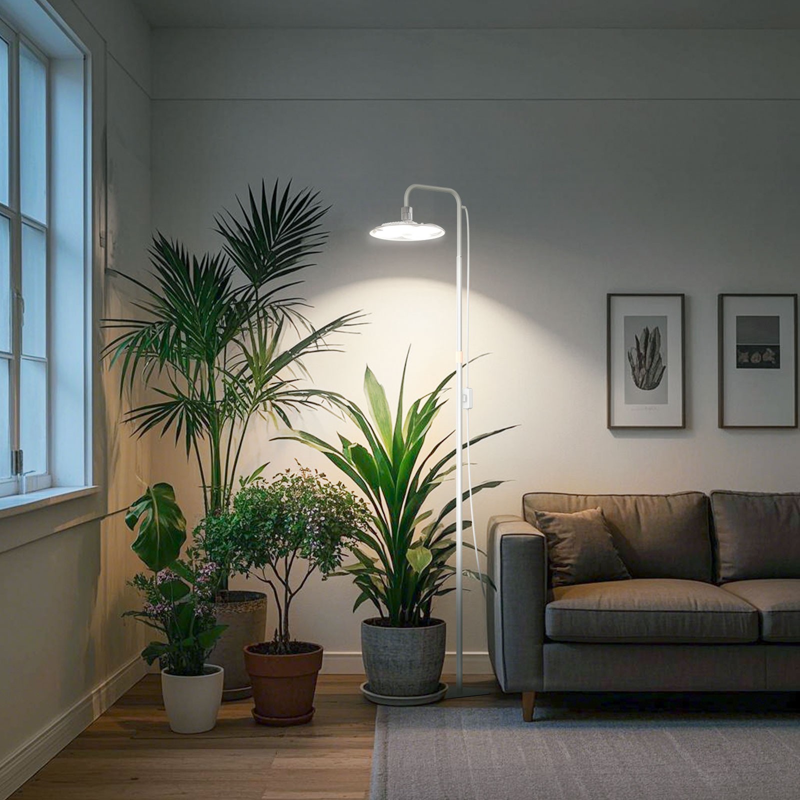 Grow Lights 100W 10200LM Full Spectrum Indoor Growing Tall Plant Remote Control