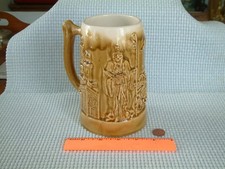 Vintage White & Brown St Patrick's Tankard Novelty Mug Alfred AU Ceramic in 1969