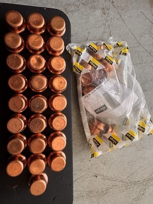Lot Of 35 3/4  VIEGA PROPRESS Streamline Copper Cap, Press Connection