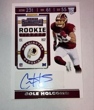2019 Panini Contenders - Rookie Ticket Cole Holcomb #286 (AU, RC)