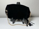 YSL Black Velvet Gold Chain Bag Tassel Charm Parfums Mini Pouch Crossbody — photo 2