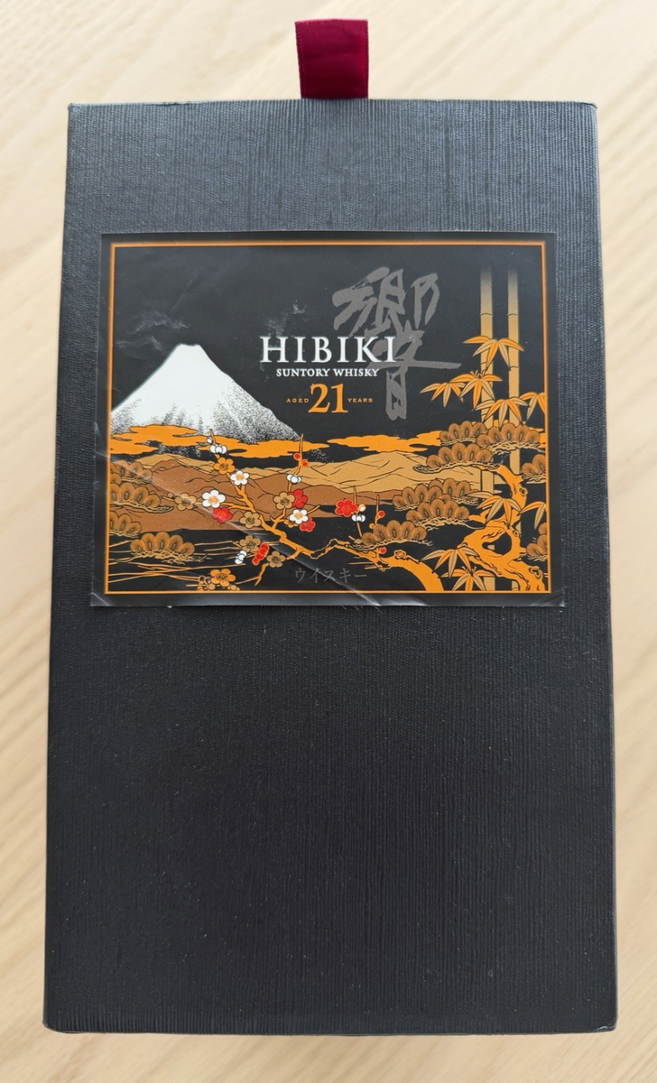 Suntory Whisky Hibiki 21 Mt. Fuji Design Empty Bottle + Box | eBay