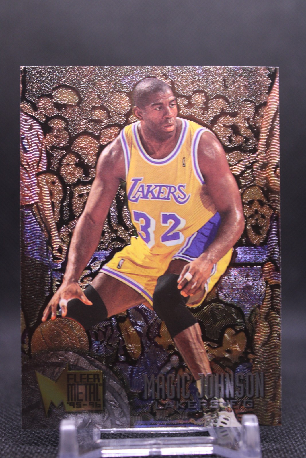 Magic Johnson #161 1995-96 Metal Los Angeles Lakers