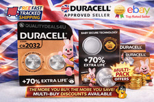 Duracell CR2032 DL2032 3V Lithium Coin Cell Battery Key Fob Watch Remote UK
