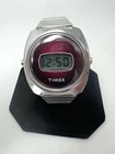 Vintage 70s TIMEX SSQ Red Dial Digital Men's Watch works!