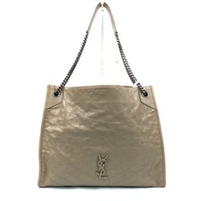 YSL Cowhide Bags Beige Shoulder Bag T25188538103