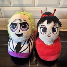 NEW Ground Up Beetle Juice Lydia Deetz Plush Character Slippers Size 11/12