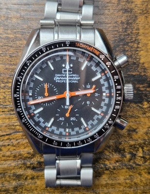 DC Chronograph Dwayne Campbell Quarz 42mm Neuwertig Sondermodell