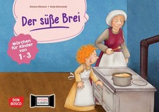 Der süße Brei. Kamishibai Bildkartenset. Brüder Grimm