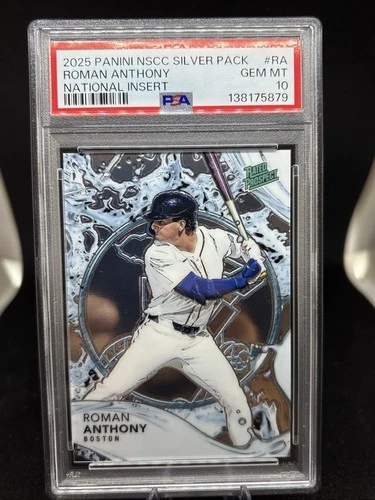 2025 Panini  National - Insert Roman Anthony #RA Splash Of Color /99 PSA 10 POP1