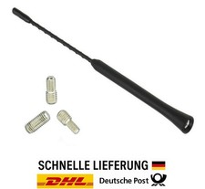 Universal Auto Dachantenne 24 cm Schwarz Kompatibel mit Audi A4
