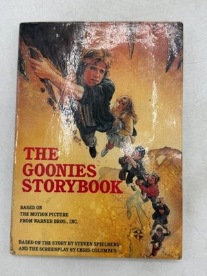 The Goonies Storybook Steven Spielberg 1985 First Printing Movie Tie-in Simon
