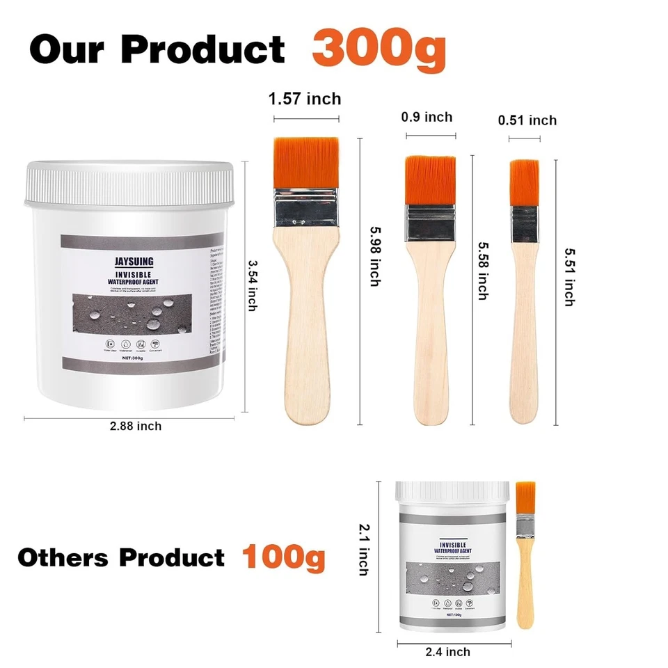 JaySuing Invisible Waterproof Agent Transparent Insulating Sealant - 600 Grams - Image 2 of 4