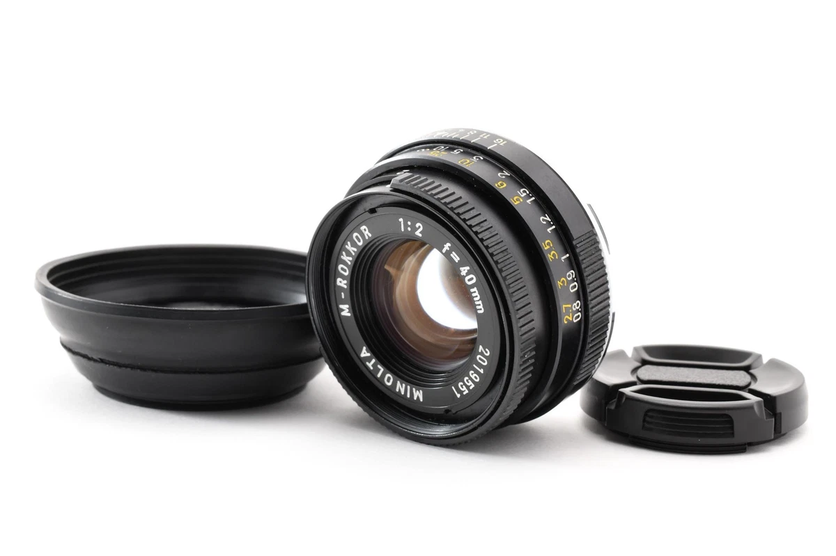 Minolta M Rokkor 40mm F2 for sale - eBay