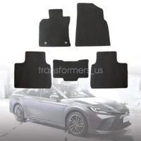 5Pcs Set For 2025 Toyota Camry Replacement Floor Mats Carpet Velour Black New (For: Toyota Camry)
