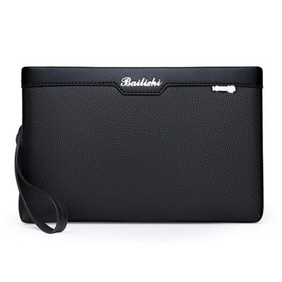 Genuine Leather Men Clutch Organizer Wrist Bag Leather Purse Genuine Leather