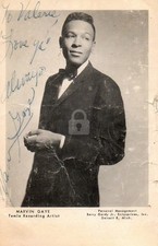 Marvin Gaye Signed Autograph Photo Postcard COPY