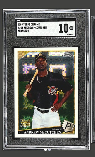 Andrew McCutchen [Xfractor] #213 2009 Topps Chrome card