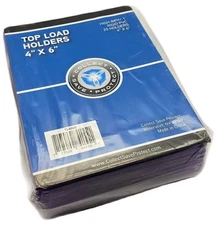 (50-Pack) 4x6 Toploaders 4" x 6" Toploader Rigid Holder for Cards Photo Postcard