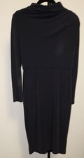 Express Charcoal solid cowl neck long sleeve midi dress Womens Size Medium NWT