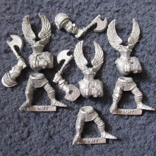 L 1989 Foot Knights of the Empire Warhammer Army Fighter Crusader The Old World