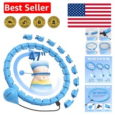 Fitness Hula Hoop Weighted 47 Inch Hoop for Adults Teens Weight Loss