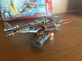 LEGO NINJAGO: Sky Shark (70601) - 85-90% complete w/ box - no minifgs/manual