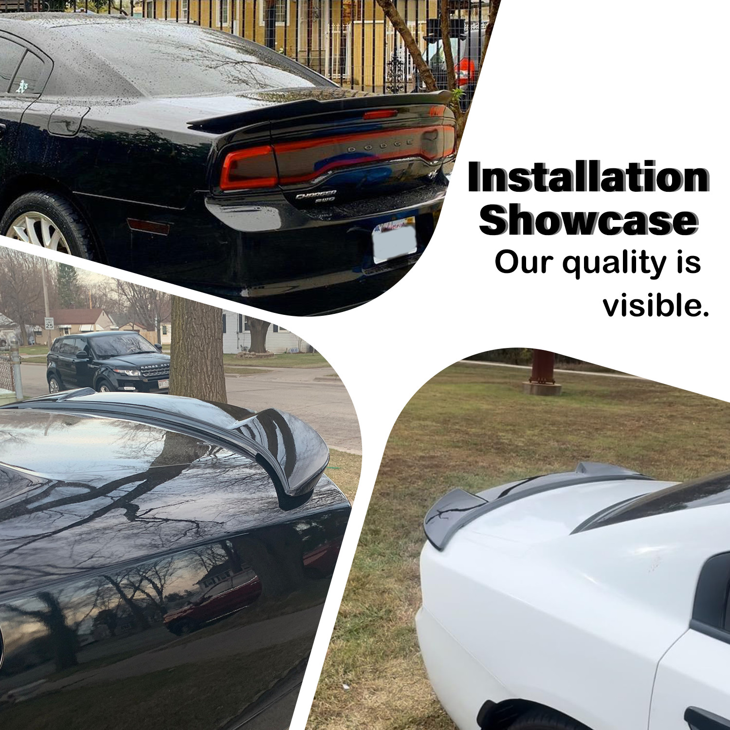 Glossy Black 57" Rear Spoiler Wing Truck GT Style For Acura NSX